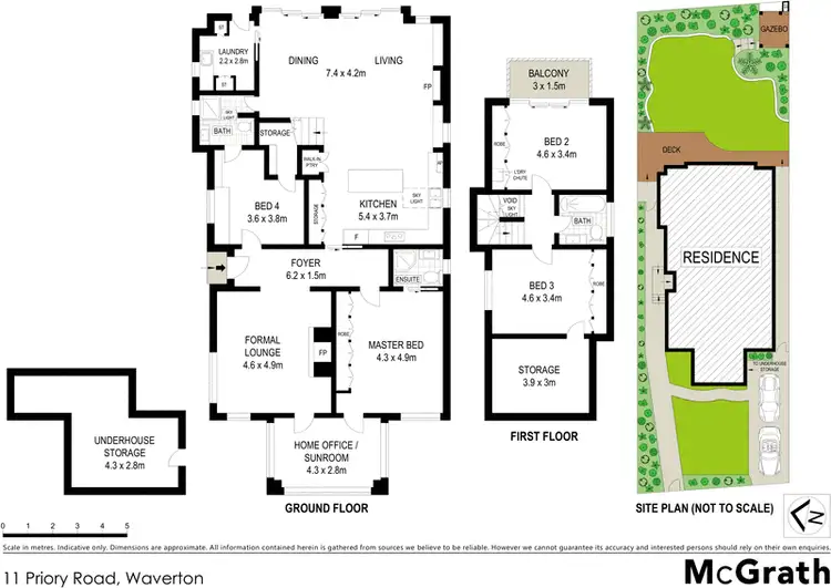 Floorplan of Homely house listing, 11 Priory Road, Waverton NSW 2060