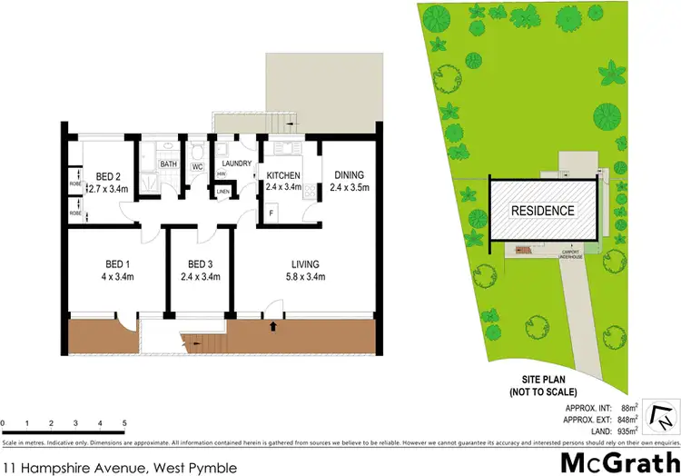 Floorplan of Homely house listing, 11 Hampshire Avenue, West Pymble NSW 2073