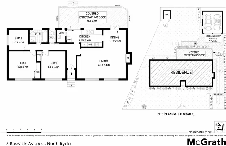 Floorplan of Homely house listing, 6 Beswick Avenue, North Ryde NSW 2113
