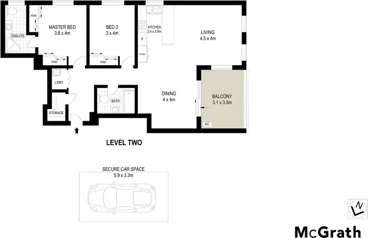 Floorplan of Homely apartment listing, 7/13 Princes Highway, Kogarah NSW 2217