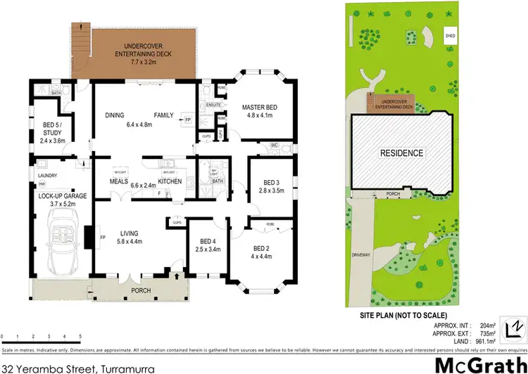 Floorplan of Homely house listing, 32 Yeramba Street, Turramurra NSW 2074