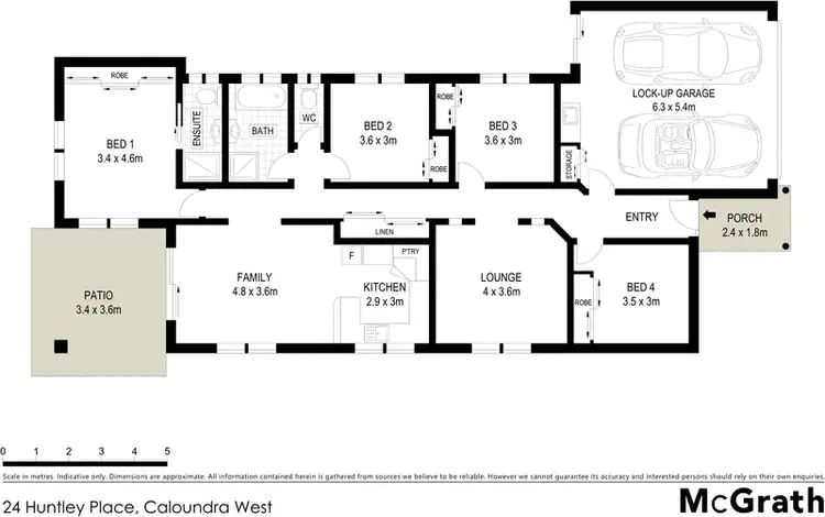 Floorplan of Homely house listing, 24 Huntley Place, Caloundra West QLD 4551