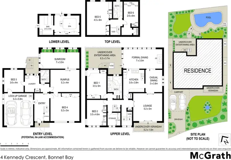 Floorplan of Homely house listing, 4 Kennedy Crescent, Bonnet Bay NSW 2226