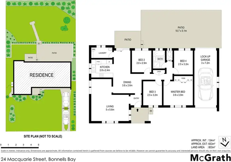Floorplan of Homely house listing, 24 Macquarie Street, Bonnells Bay NSW 2264