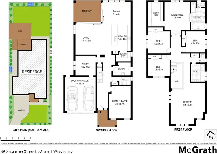 Floorplan of Homely house listing, 39 Sesame Street, Mount Waverley VIC 3149