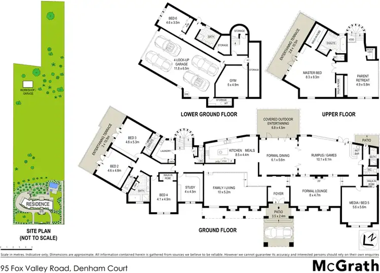 Floorplan of Homely house listing, 95 Fox Valley Road, Denham Court NSW 2565