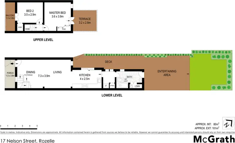 Floorplan of Homely house listing, 17 Nelson Street, Rozelle NSW 2039