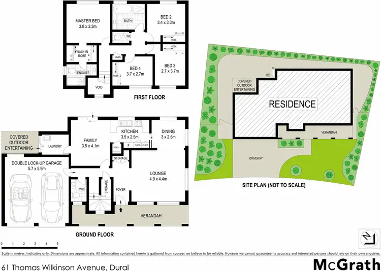 Floorplan of Homely house listing, 61 Thomas Wilkinson Avenue, Dural NSW 2158