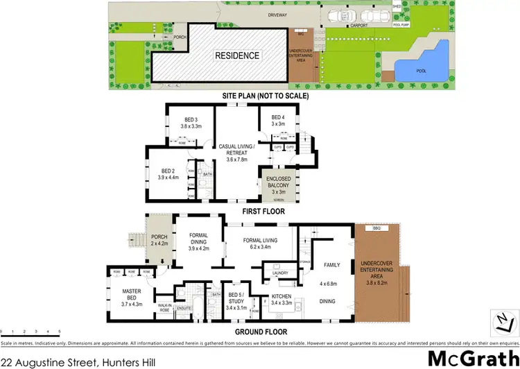 Floorplan of Homely house listing, 22 Augustine Street, Hunters Hill NSW 2110