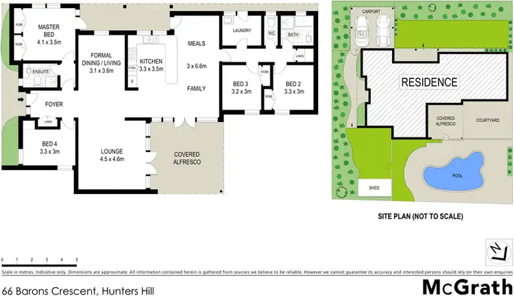 Floorplan of Homely house listing, 66 Barons Crescent, Hunters Hill NSW 2110