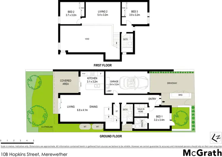 Floorplan of Homely house listing, 10B Hopkins Street, Merewether NSW 2291
