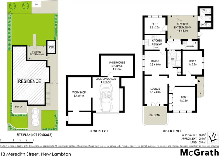 Floorplan of Homely house listing, 13 Meredith Street, New Lambton NSW 2305