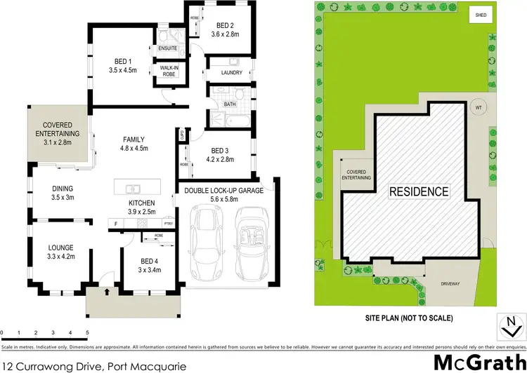 Floorplan of Homely house listing, 12 Currawong Drive, Port Macquarie NSW 2444