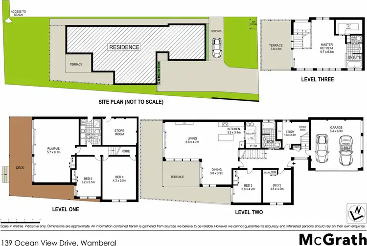 Floorplan of Homely house listing, 139 Ocean View Drive, Wamberal NSW 2260