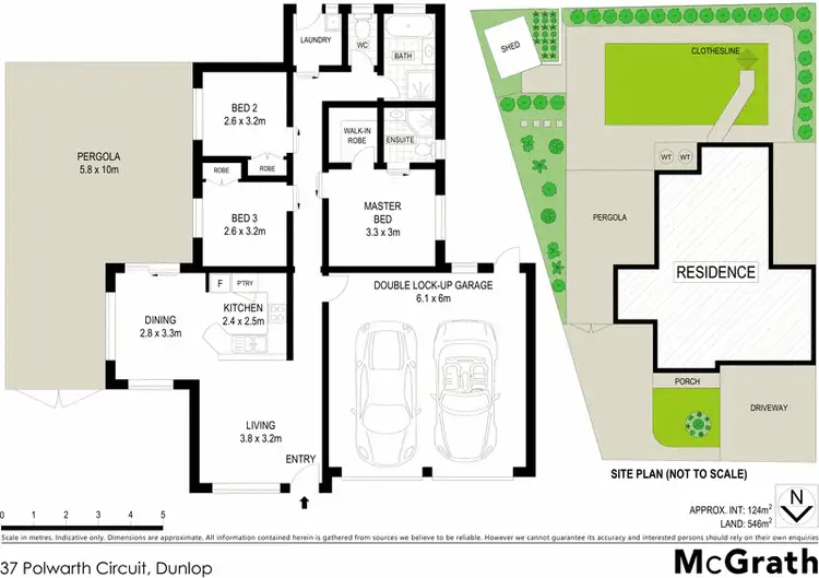 Floorplan of Homely house listing, 37 Polwarth Circuit, Dunlop ACT 2615