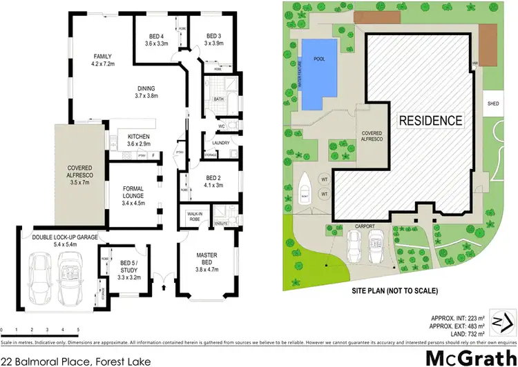 Floorplan of Homely house listing, 22 Balmoral Place, Forest Lake QLD 4078