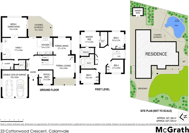 Floorplan of Homely house listing, 23 Cottonwood Crescent, Calamvale QLD 4116
