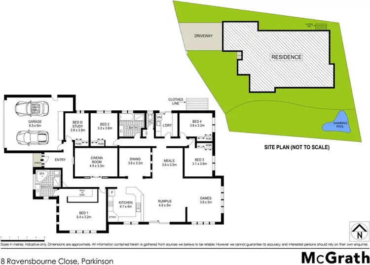 Floorplan of Homely house listing, 8 Ravensbourne Close, Parkinson QLD 4115