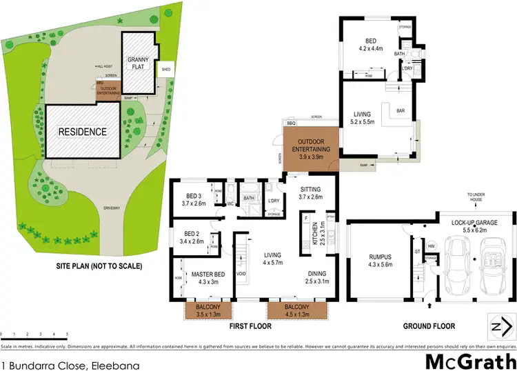 Floorplan of Homely house listing, 1 Bundarra Close, Eleebana NSW 2282