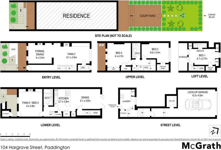 Floorplan of Homely house listing, 104 Hargrave Street, Paddington NSW 2021