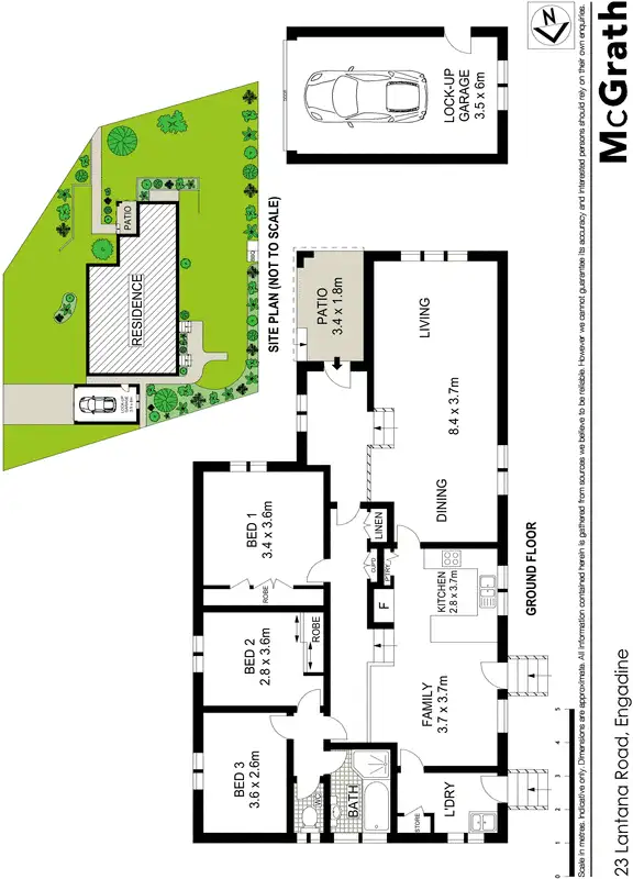 Floorplan of Homely house listing, 23 Lantana Road, Engadine NSW 2233