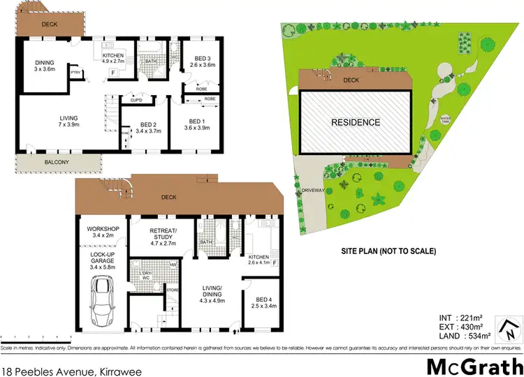 Floorplan of Homely house listing, 18 Peebles Avenue, Kirrawee NSW 2232