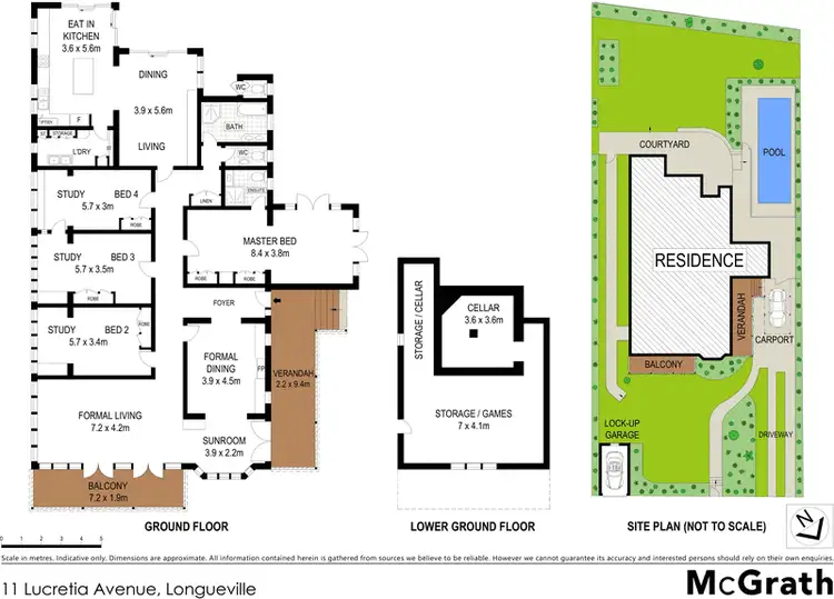 Floorplan of Homely house listing, 11 Lucretia Avenue, Longueville NSW 2066