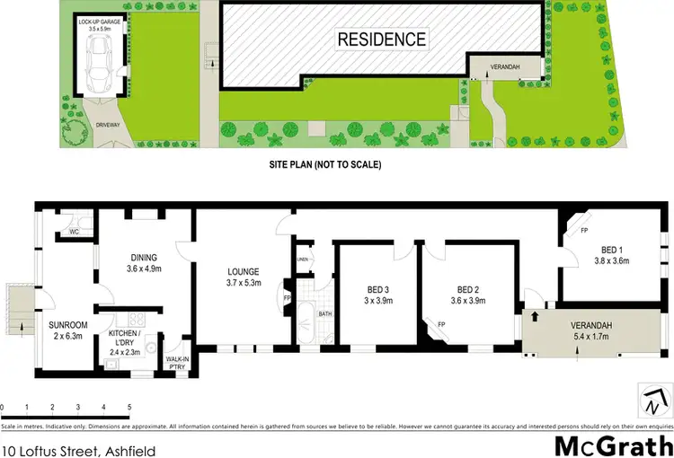 Floorplan of Homely house listing, 10 Loftus Street, Ashfield NSW 2131
