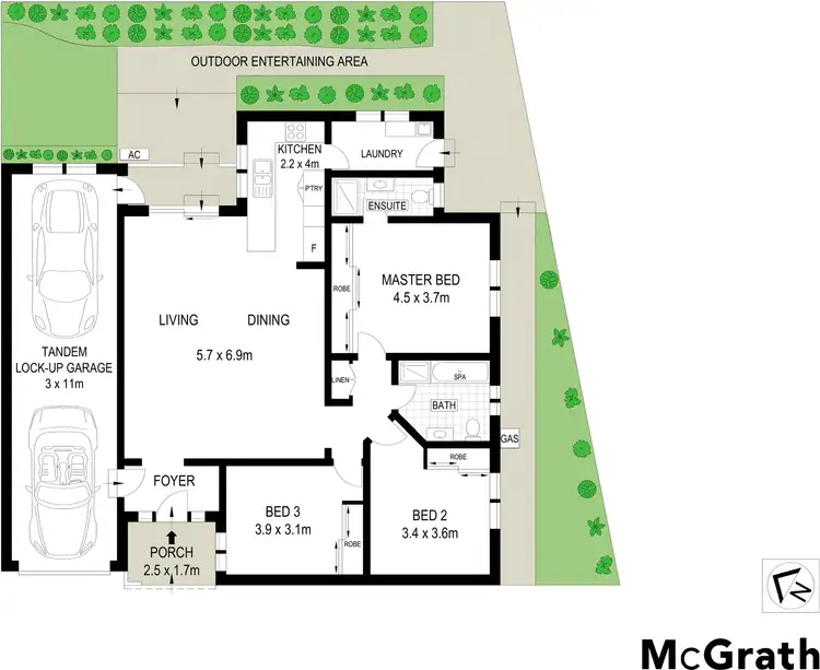 Floorplan of Homely villa listing, 10/53 Shoalhaven Road, Sylvania Waters NSW 2224