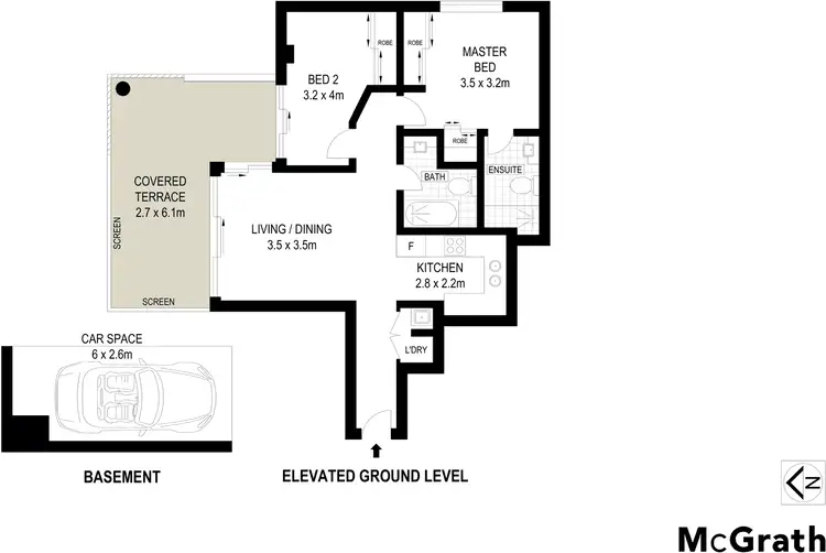 Floorplan of Homely apartment listing, 102/12 Romsey Street, Waitara NSW 2077