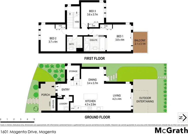 Floorplan of Homely villa listing, 1601 Magenta Drive, Magenta NSW 2261