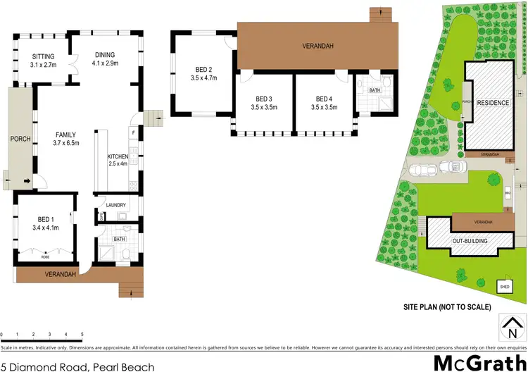 Floorplan of Homely house listing, 5 Diamond Road, Pearl Beach NSW 2256