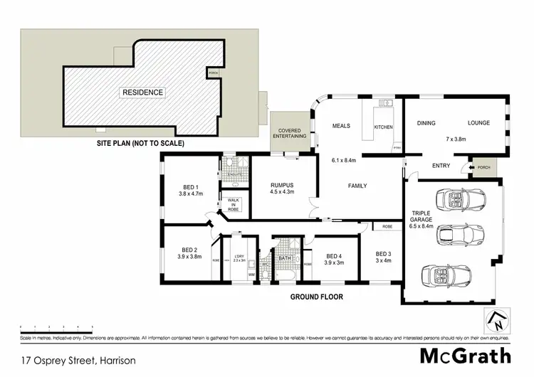 Floorplan of Homely house listing, 17 Osprey Street, Harrison ACT 2914