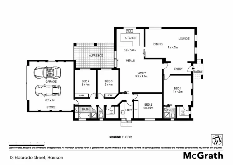 Floorplan of Homely house listing, 13 Eldorado Street, Harrison ACT 2914