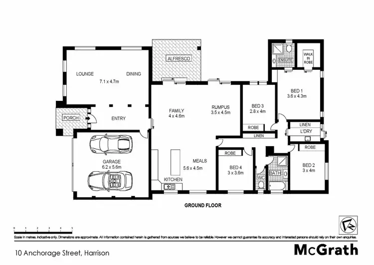 Floorplan of Homely house listing, 10 Anchorage Street, Harrison ACT 2914