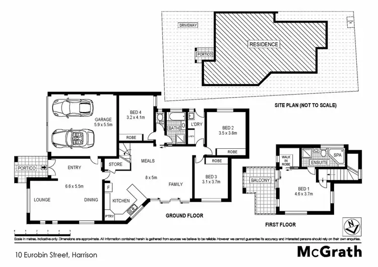 Floorplan of Homely house listing, 10 Eurobin Street, Harrison ACT 2914