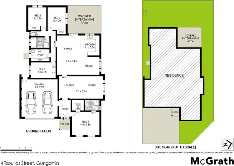 Floorplan of Homely house listing, 4 Tsoulias Street, Gungahlin ACT 2912