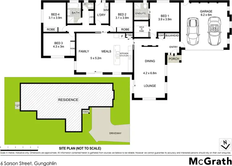 Floorplan of Homely house listing, 6 Sarson Street, Gungahlin ACT 2912