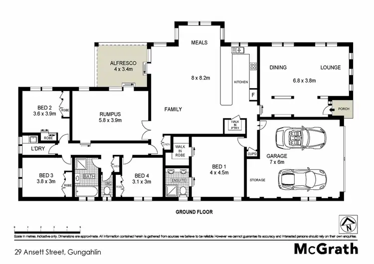 Floorplan of Homely house listing, 29 Ansett Street, Gungahlin ACT 2912