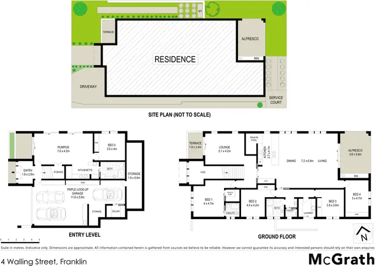 Floorplan of Homely house listing, 4 Walling Street, Franklin ACT 2913
