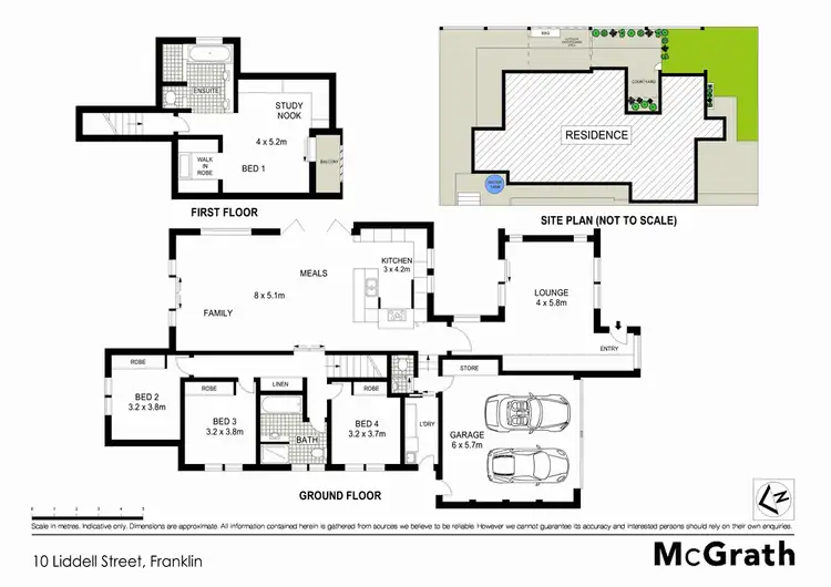 Floorplan of Homely house listing, 10 Liddell Street, Franklin ACT 2913