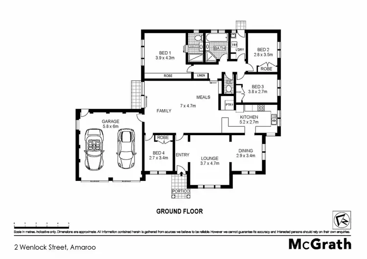Floorplan of Homely house listing, 2 Wenlock Street, Amaroo ACT 2914