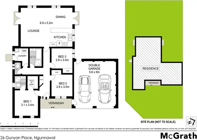 Floorplan of Homely house listing, 26 Gunyan Place, Ngunnawal ACT 2913