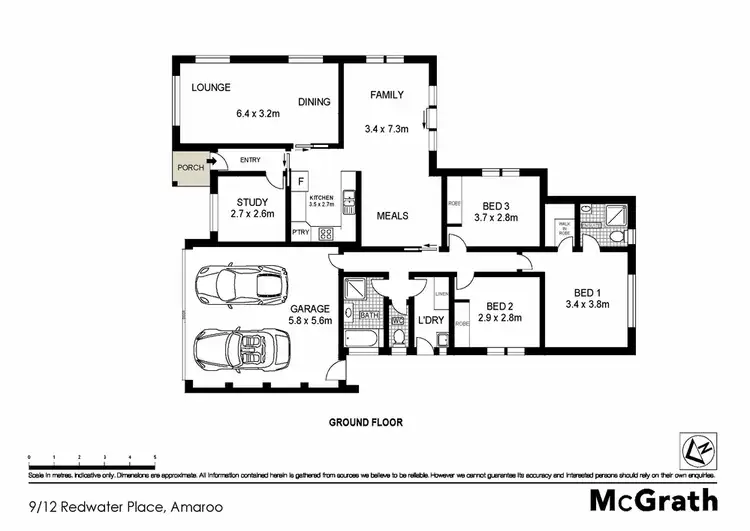 Floorplan of Homely house listing, 9/12 Redwater Place, Amaroo ACT 2914