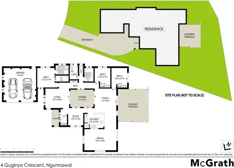 Floorplan of Homely house listing, 4 Guginya Crescent, Ngunnawal ACT 2913