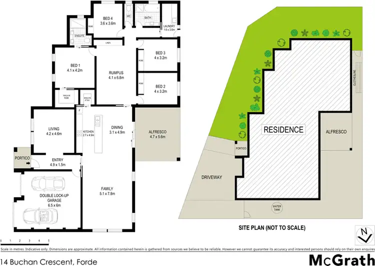 Floorplan of Homely house listing, 14 Buchan Crescent, Forde ACT 2914