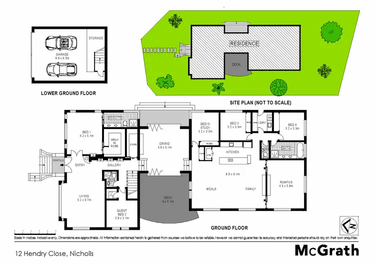 Floorplan of Homely house listing, 12 Hendry Close, Nicholls ACT 2913