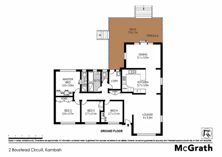 Floorplan of Homely house listing, 2 Boustead Circuit, Kambah ACT 2902