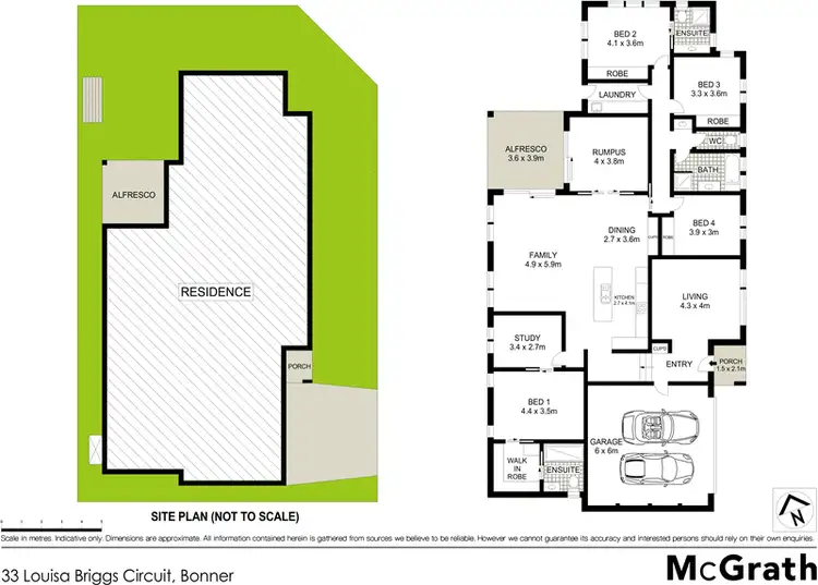 Floorplan of Homely house listing, 33 Louisa Briggs Circuit, Bonner ACT 2914