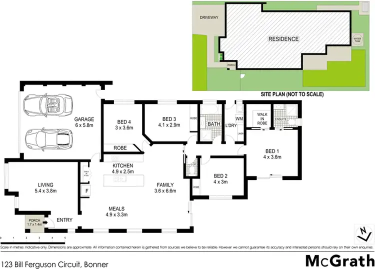 Floorplan of Homely house listing, 123 Bill Ferguson Circuit, Bonner ACT 2914